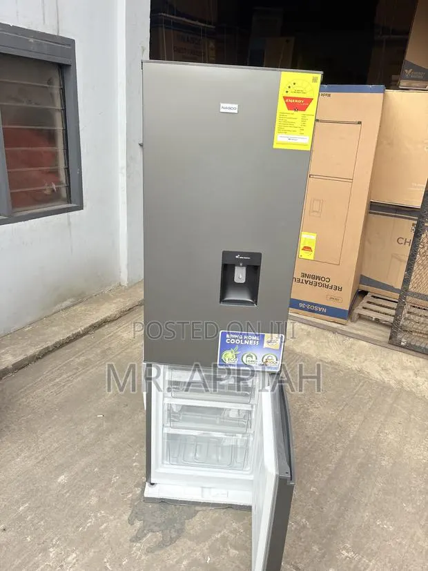 Shop Nasco Nasd2-36 Bottom Freezer Fridge(Gray)255Liters · Photo 1