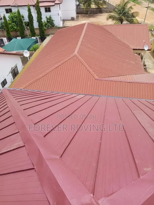 Longspan Modern Selflock Roofing Completed at Botwe- Omanjo · Photo 1