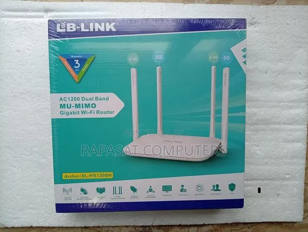 Lblink Ac1200 Dual Band Mu-Mimo Gigabit Wifi Router Bl-Wr1300h · Photo 1