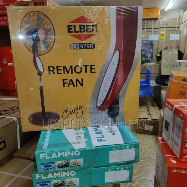 Mega Price Drop On Our Authentic Remote Controlled Elbee Stand Fan · Photo 1