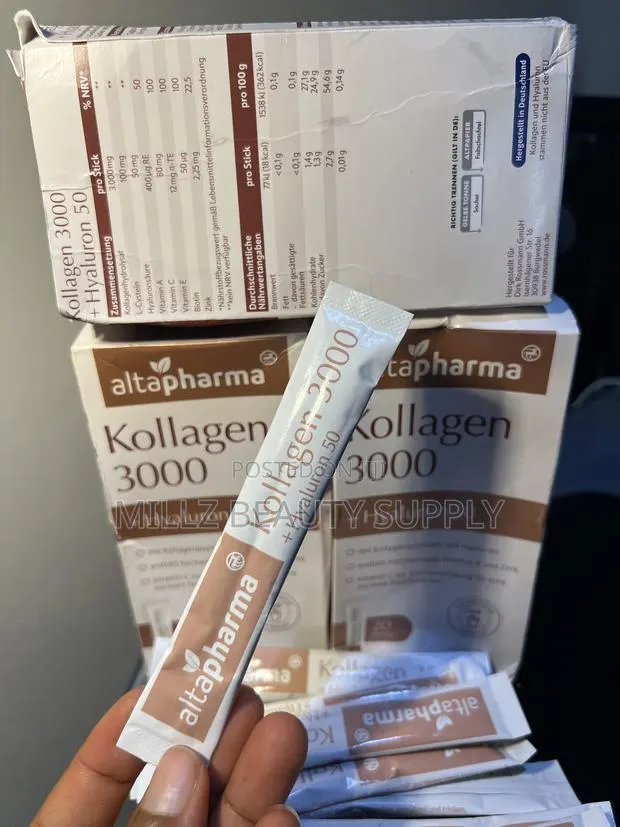Altapharma Kollagen 3000 + Hyaluron 50 - Collagen Powder Sticks · Photo 1