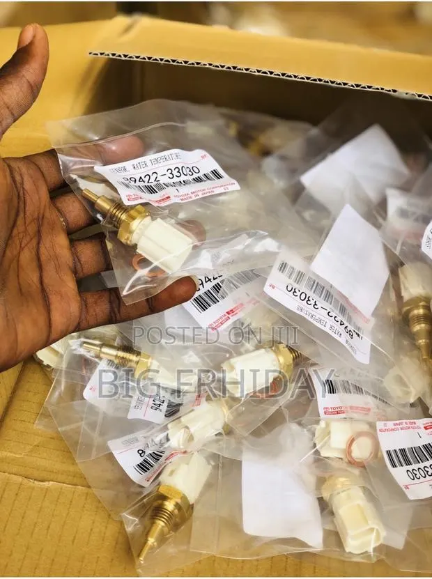 Toyota Corolla Camry Vitz Temperature Switch and Engine Thermostat · Photo 1