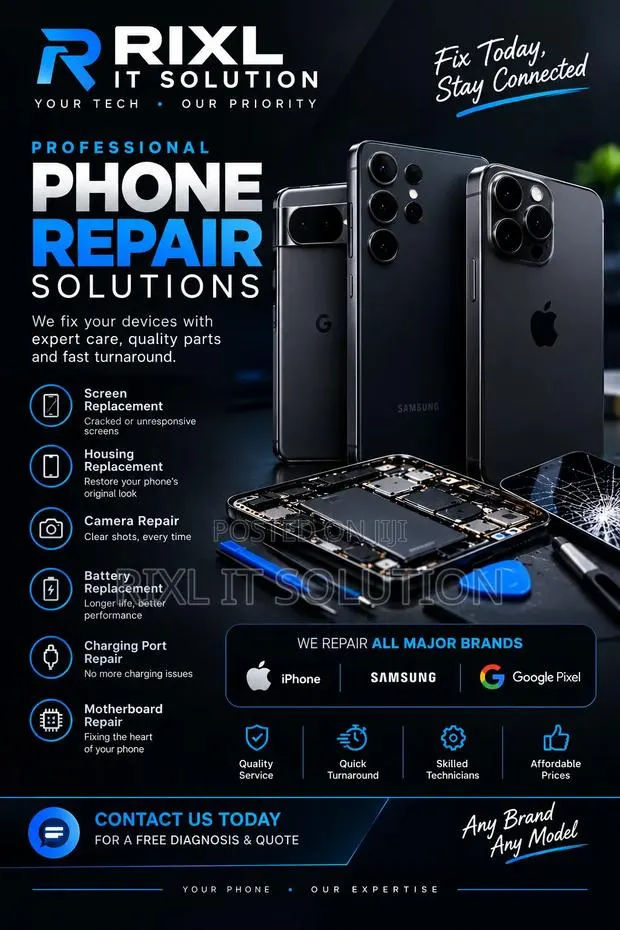 Reliable Phone Repairs for iPhone, Samsung, Pixel and Other Brands Now · Photo 1