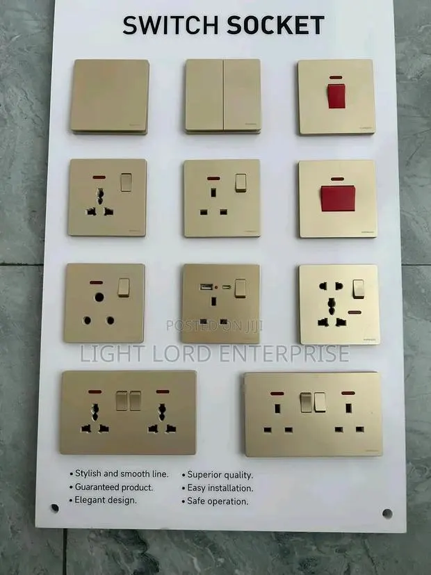 Safe Protection High Quality Socket and Switches · Photo 1
