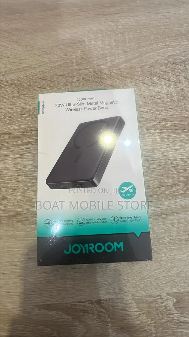 Joyroom 20w Ultra Slim Metal Magnetic Wireless Power Bank · Photo 1