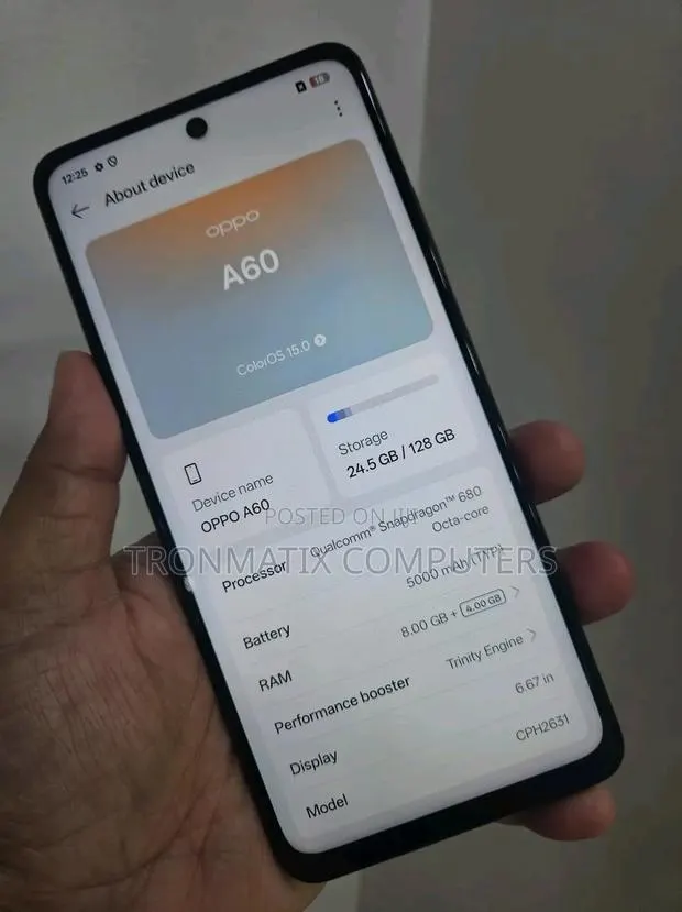 Oppo A60 128 GB Black · Photo 1