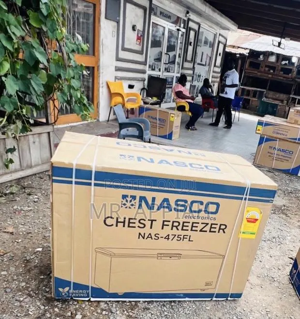 Get Unique Nasco NAS-475FL 2 Door Electric Chest Freezer(Black) · Photo 1