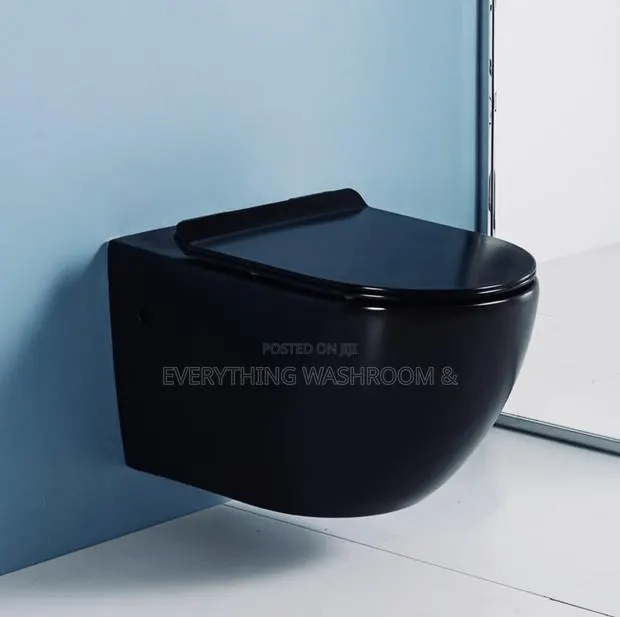Concealed Wc Black Color_ Wall Hung Water Closet · Photo 1
