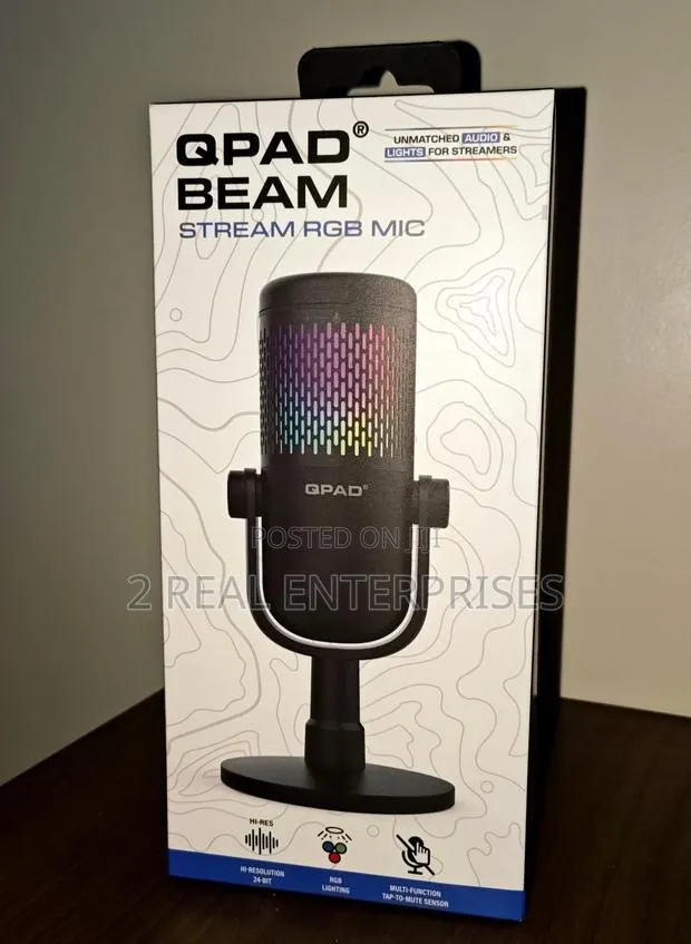 QPAD Beam Stream RGB Microphone · Photo 1
