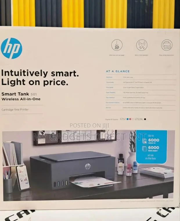Hp Smart Tank 581 Wireless All in One · Photo 1