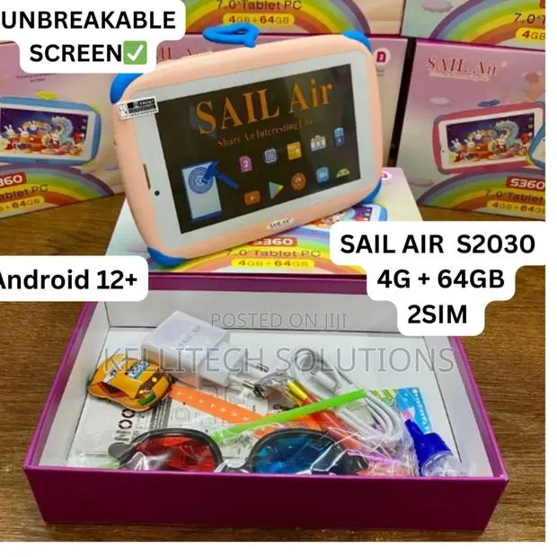 Sailair Original Kid's Tablet, Unbreakable Screen · Photo 1