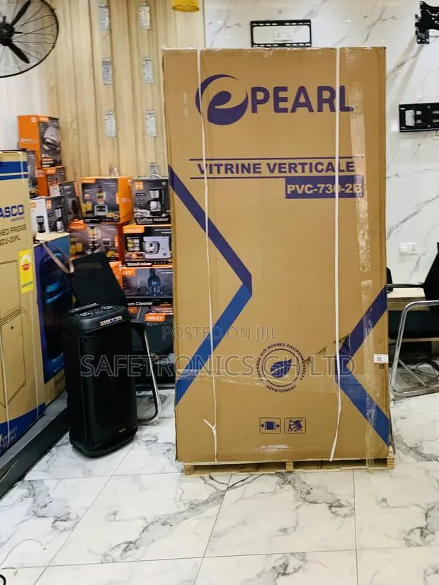Lastest Pearl 610liters Double Door Display Fridge PVC-730-2b · Photo 1