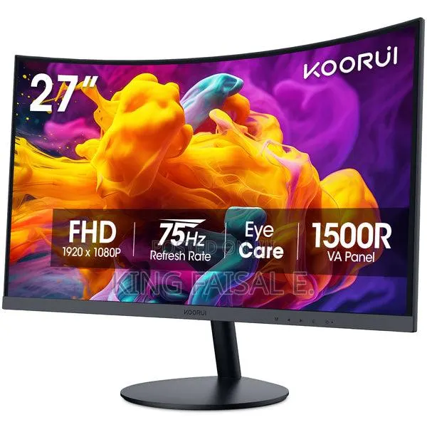 Koorui 27" Curved FHD Ips Monitor (75 Hz, 1080p) · Photo 1