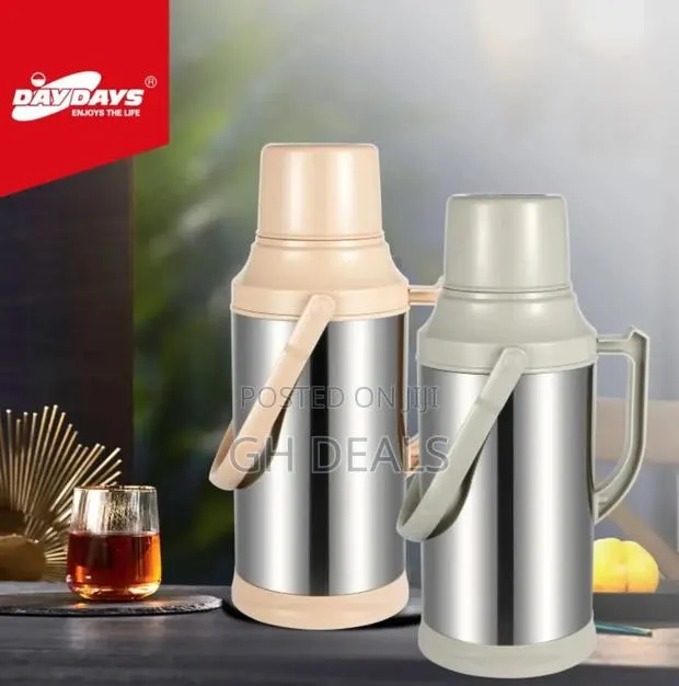 Thermos Household Stainless Steel Body Thermos Flask 3.2 Liter · Photo 1