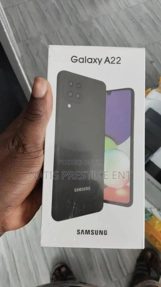 New Samsung Galaxy A22 128 GB Black · Photo 1