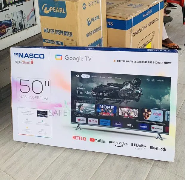 Order Lastest 50 Inch ~~ Nasco Smart Uhd Android Frameless Led TV · Photo 1