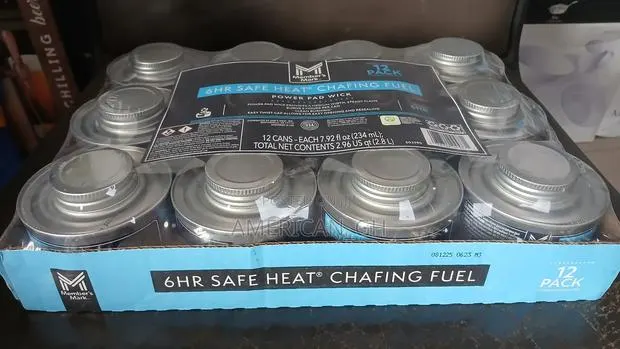 6 Hours Safe Heat Chafing Fuel, 12 Cans · Photo 1
