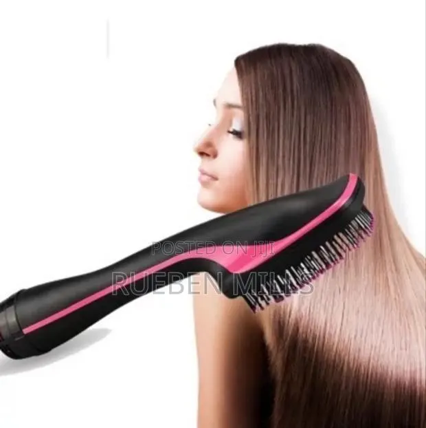 Hot Air Brush Hair Dryer 2 in 1 Dryer Straightener XR-8801 · Photo 1