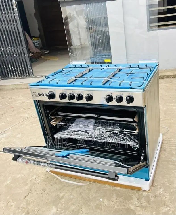 Super Affordable Nasco 5 Gas Burner With Grill(Gray) · Photo 1