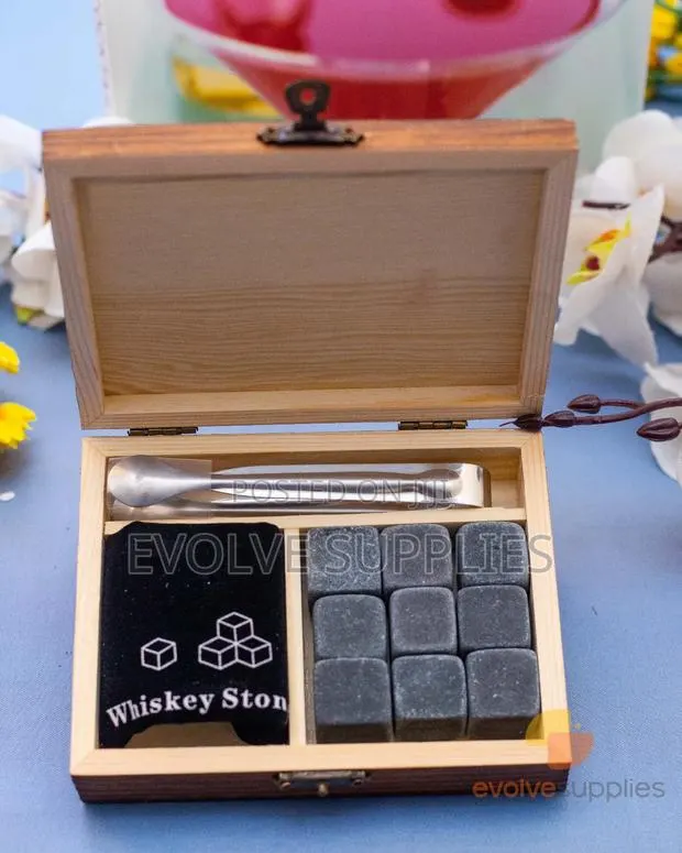 Gray Marble Whiskey Stones · Photo 1