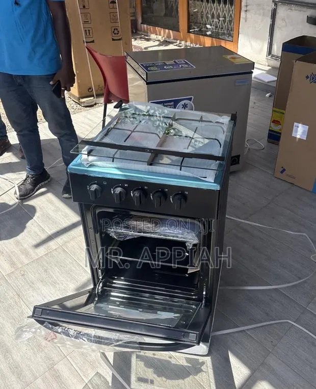 Sealed in Box Midea Glass Lid 4 Gas Burner With Grill · Photo 1