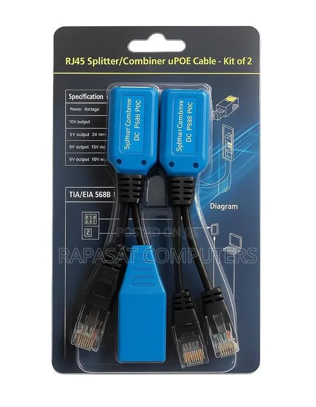 PoE Combiner and Splitter Adapter Kit · Photo 1