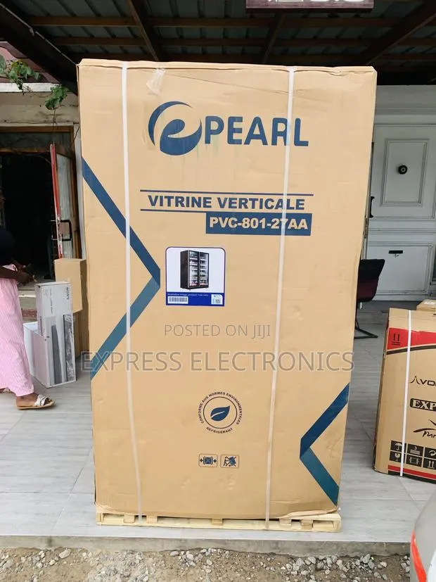 Hot Deals on Pearl PVC-801-27AA 690L Double-Door Glass Display Fridge · Photo 1