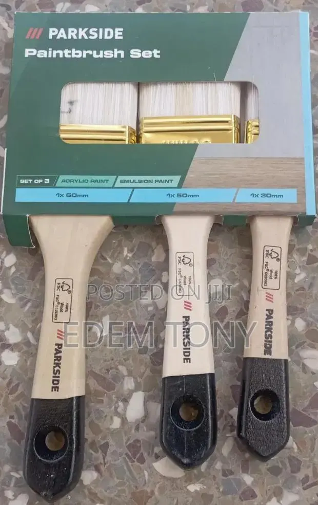 Parkside Brand Paintbrush Sets- Acrylic Emulsion · Photo 1