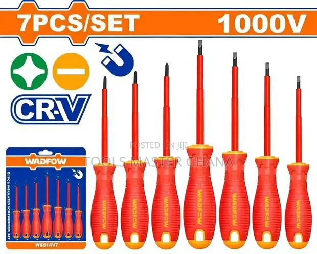 7 Pcs Insulated Screwdriver Set - Wss7407 · Photo 1