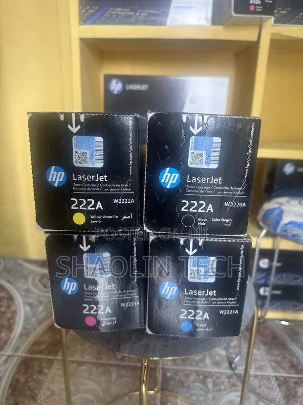 Hp Genuine 222a Color Toner Cartridges · Photo 1
