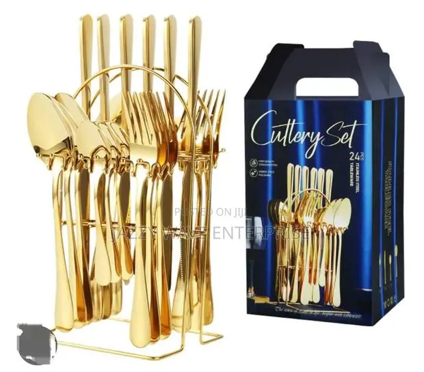 Golden Cutlery Set · Photo 1