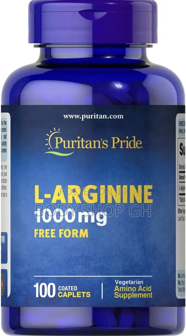 L-Arginine 1000mg Supplements - Nitric Oxide Booster Workout Support · Photo 1