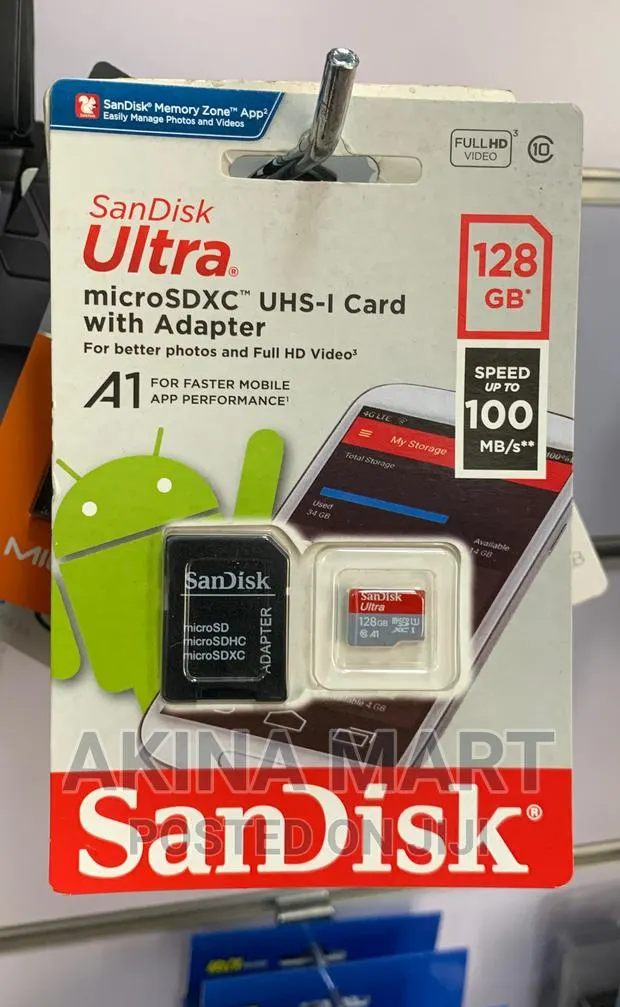 Original 128gb Sandisk Sd Card · Photo 1