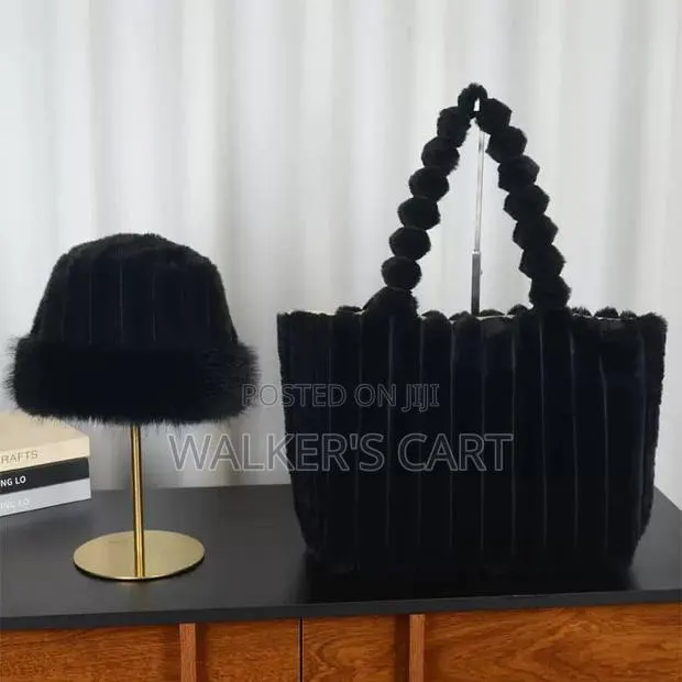 Women's Plush Faux Fur 2-Piece Set · Photo 1