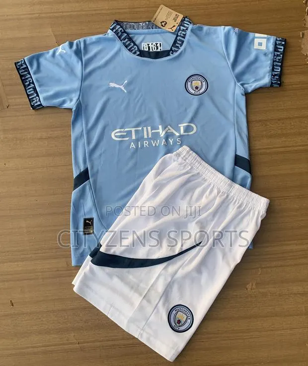 Manchester City 2024/25 Home Kids Jersey · Photo 1