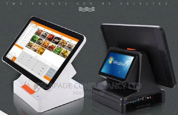 Promotion Double Screen POS Computer I3 128GB SSD , 8GB RAM · Photo 1