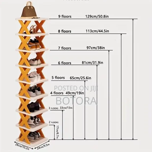9-Floor Space-Saving Easy Shoe Rack to Store Artifacts in Home Room · Photo 1