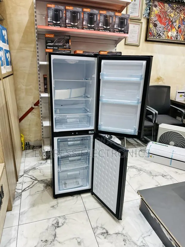 Hot Deals on Nasd2-20fl Double Door Fridge Nasco Grey Dark Color · Photo 1
