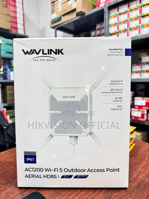 WL-WN588HA2=WAVELINK AC1200 Wi-Fi 5 Outdoor Access Point AERIAL HD8S · Photo 1