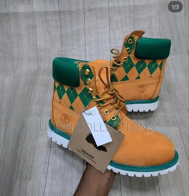 Timberland Boots Tims Brown Green · Photo 1