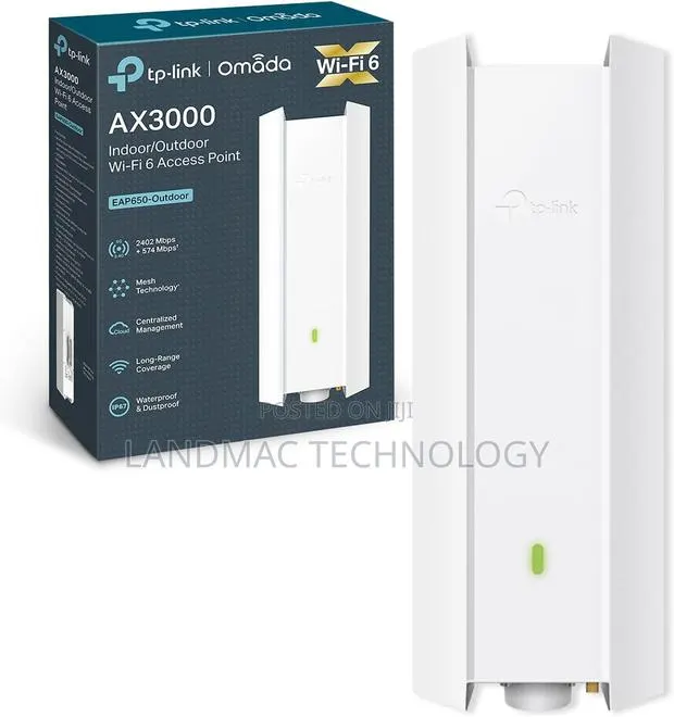TP-Link EAP650-Outdoor WiFi 6 Access Point