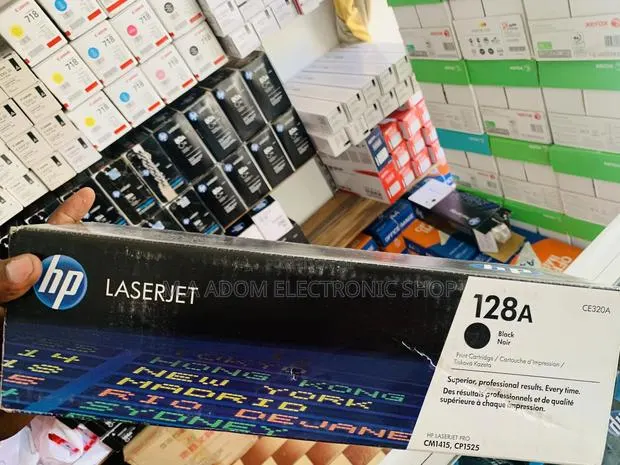 Authentic Original Hp Toner 128a Black White · Photo 1