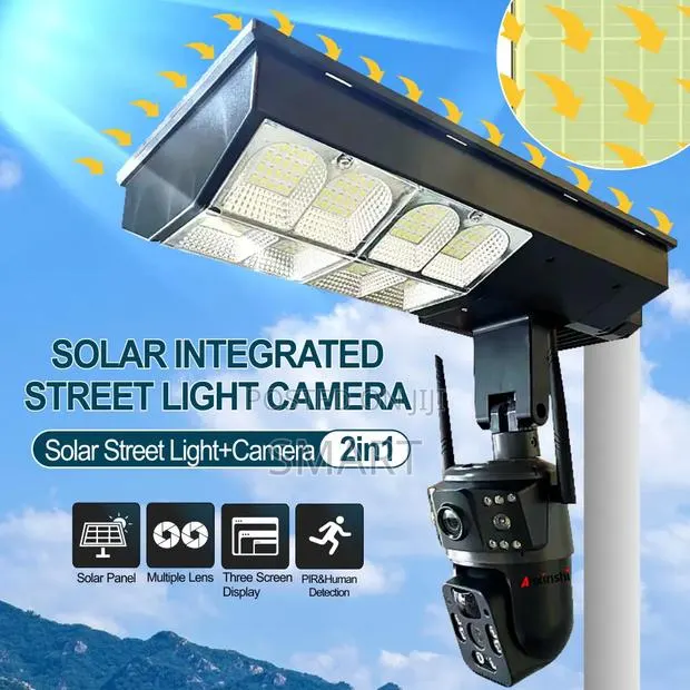 Solar Camera 4g Lens Street Light. 3000w · Photo 1