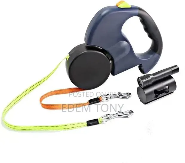 Double Retractable Dog Leash for Two Dogs, Led Light - S/M Dogs · Photo 1