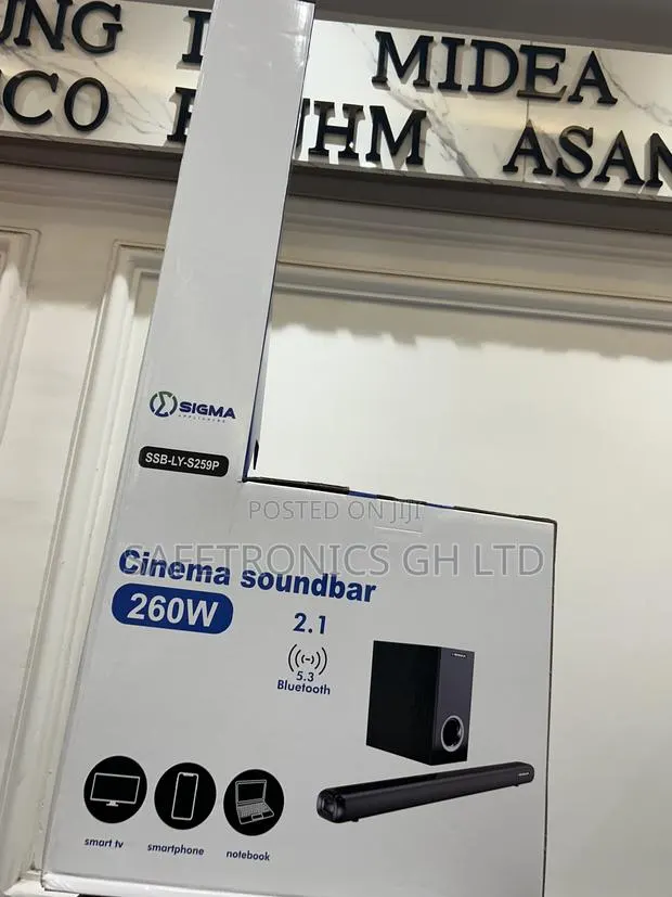 High Quality Black SSB-Ly-S259p 260 Watts Sigma Bluetooth Wireless · Photo 1