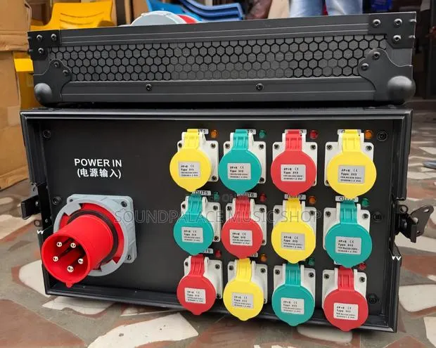 12-Channel Power Distribution Box for Stage Audio Lighting Equipmen · Photo 1