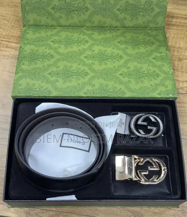 Gucci, Luis Vutton and Kelvin Klein Two in One Leather Belts Available · Photo 1