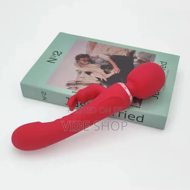 3-in-1 Rabbit Vibrator Wand – Clitoral + G‐Spot · Photo 1