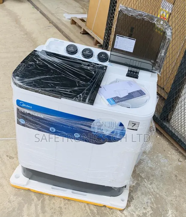 Efficient Sleek Midea 7kg-Twintop Washing Machine Mt100w70/Wg · Photo 1