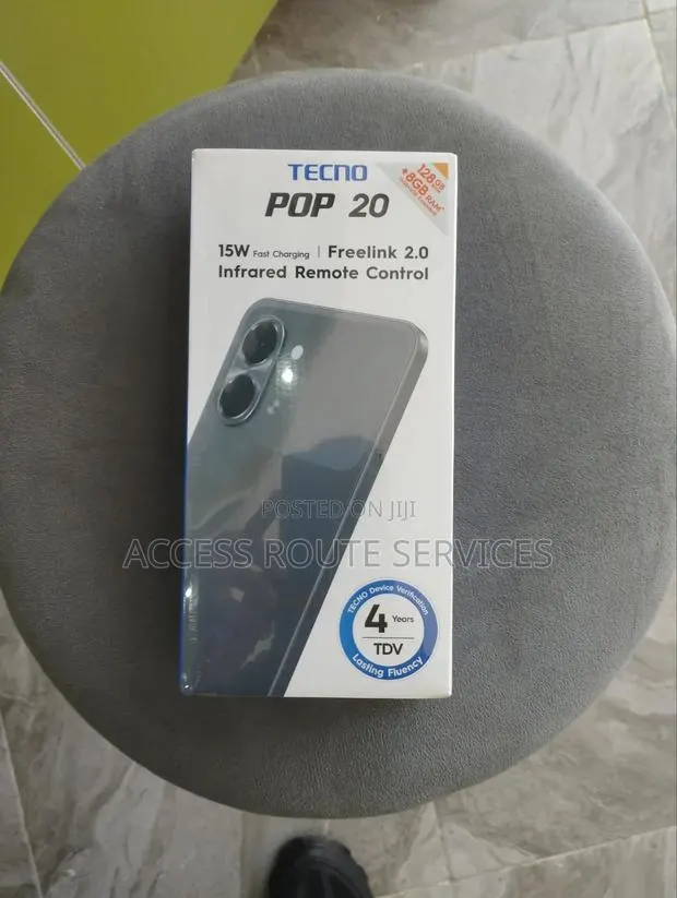 New Tecno Pop 20 128 GB Black · Photo 1